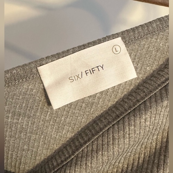 NWT Six/Fifty One Shoulder Midi/Maxi Dress Gray Size Large - Picture 6 of 8